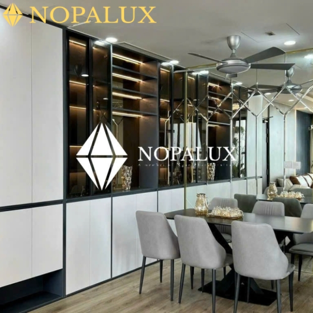 BỘ BÀN ĂN 6 CHÂN GHẾ NP 16
