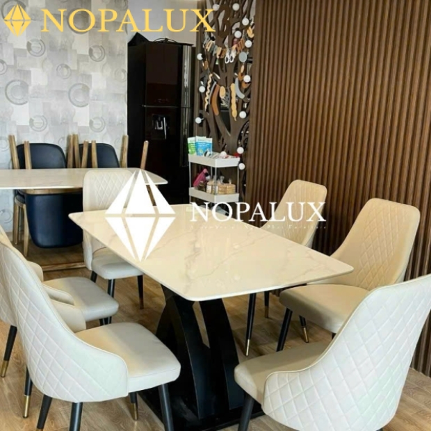 BỘ BÀN ĂN 6 CHÂN GHẾ NP 17