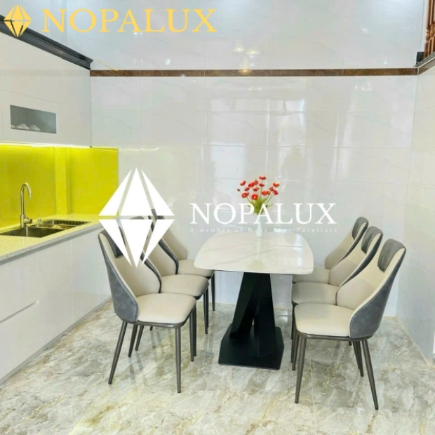 BỘ BÀN ĂN 6 CHÂN GHẾ NP 20