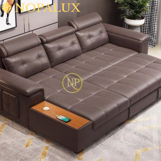 Sofa Giường Góc Da Hàn Quốc DN178