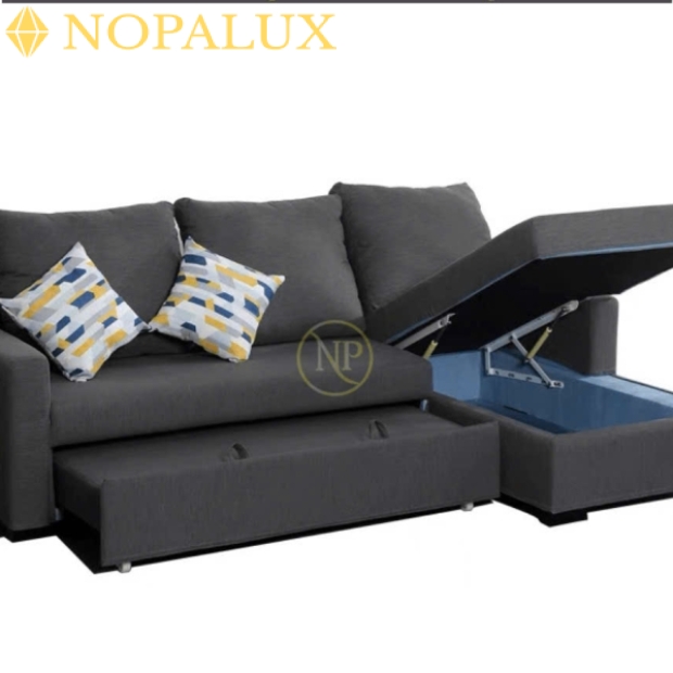 SOFA GIƯỜNG KÉO CÓ HỘC TỦ NP 009