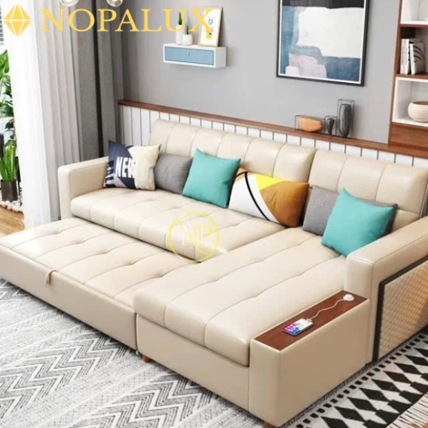 SOFA GIƯỜNG KÉO GÓC MỚI NP 007