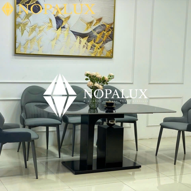 BỘ BÀN ĂN 4 CHÂN GHẾ NP 10