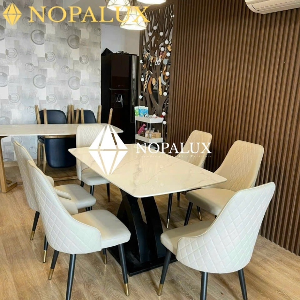 BỘ BÀN ĂN 6 CHÂN GHẾ NP 17