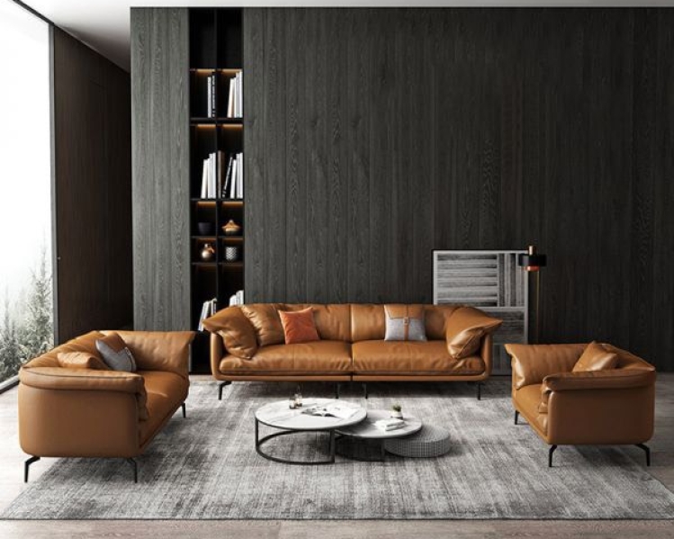 Bộ Sofa Băng Da Bò Nguyên Tấm NP 404