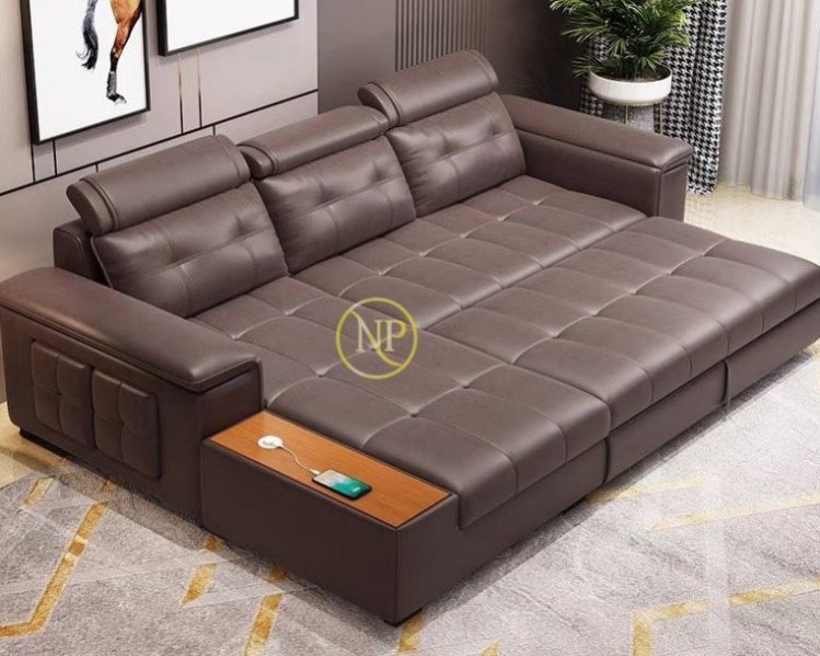 Sofa Giường Góc Da Hàn Quốc DN178